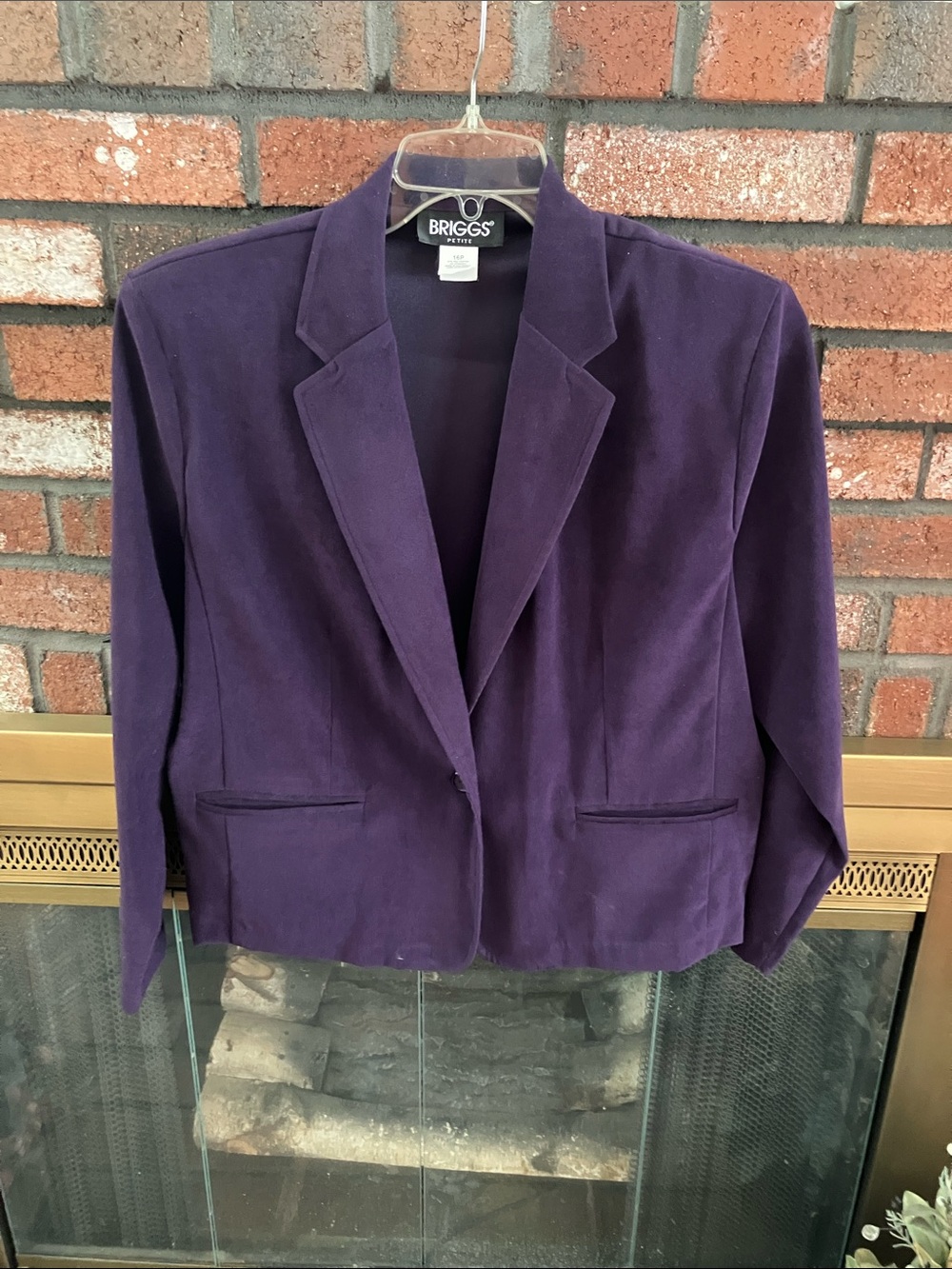 Briggs New York Deep Purple Women's Blazer Jacket